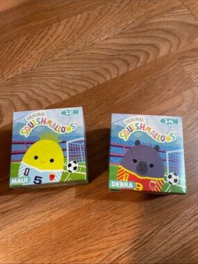 NWT FIFA World Cup - Squishmallows - Pineapple Maui & Capybara Debra